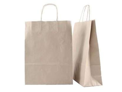 Immagine di SHOPPERS CVE TWISTED 26X11X34,5 CF. 25 PZ. SABBIA