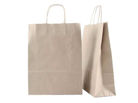 Immagine di SHOPPERS CVE TWISTED 26X11X34,5 CF. 25 PZ. SABBIA