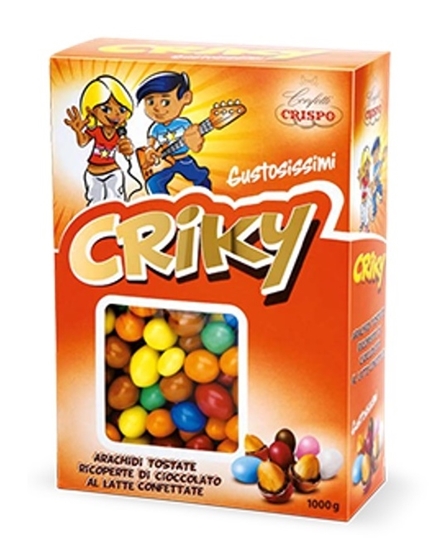 Immagine di CONFETTI CRIKY CIOCOARACHIDI CF. 1 KG. ASSORT.