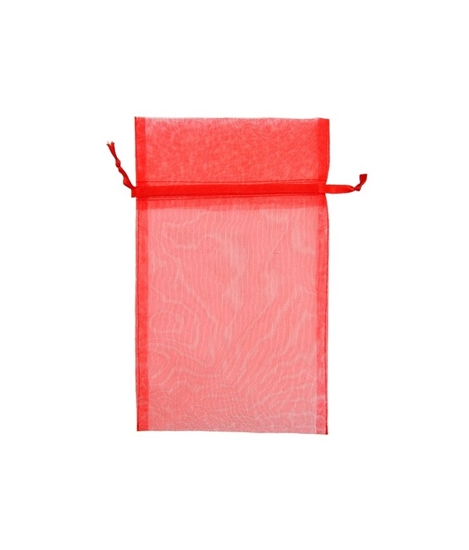 Immagine di SACCHETTI ORGANZA ROSSO MAXI CM.23 X 14,5 CF. 10 PZ.