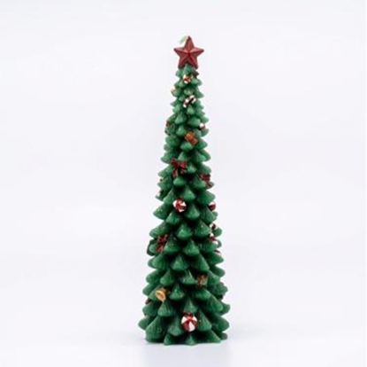 Immagine di CANDELA ALBERO XMAS SLIM 7X7X19 CM