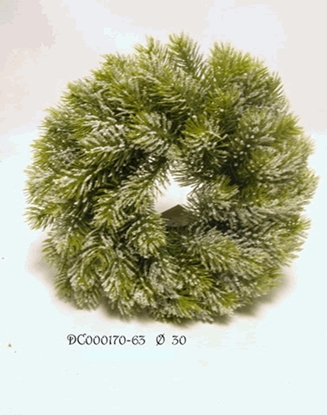 Immagine di PINE WREATH W/SNOW CM 30