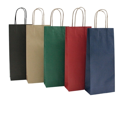 Immagine di SHOPPERS BARBERA ROSSO CM 14X9X38+6 CF. 20 PZ.