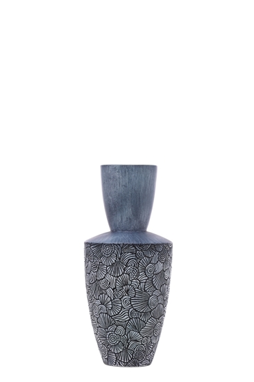 Picture of VASO RESINA GREY CM.19,5x19,5x42,5