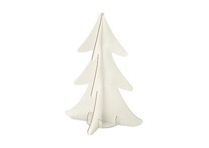 Immagine di ALBERO H. 355 SFERE BIANCO